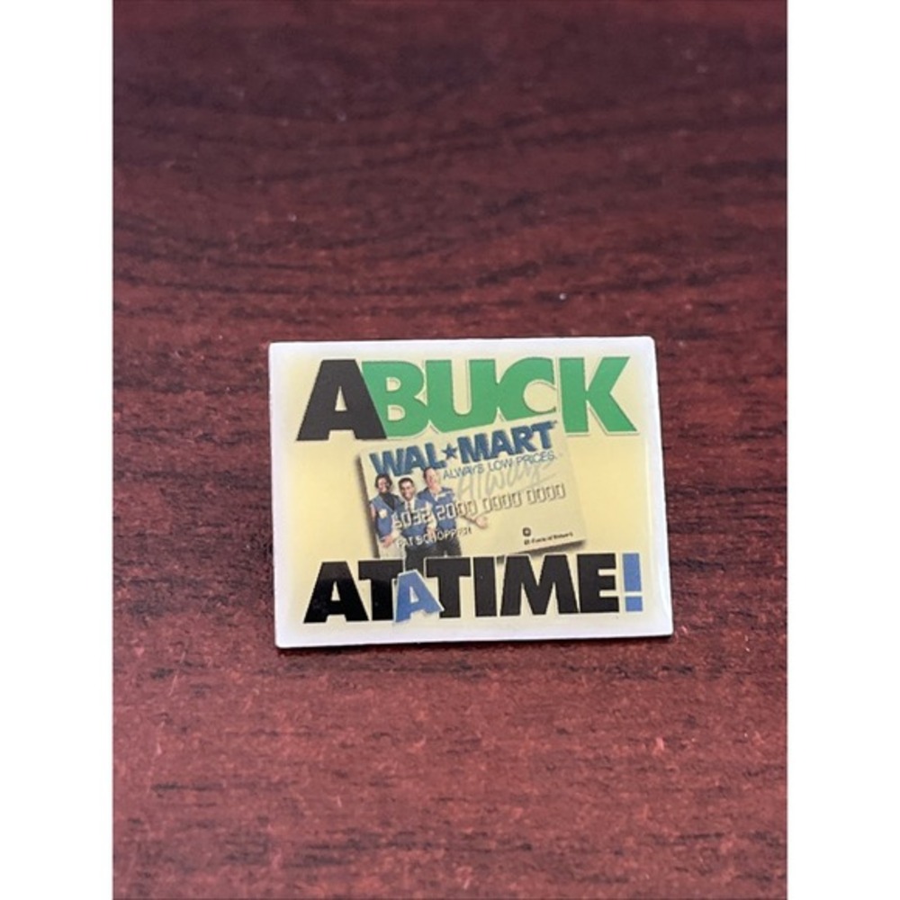 Walmart Credit Card A Buck At A Time! Lapel Hat Pin